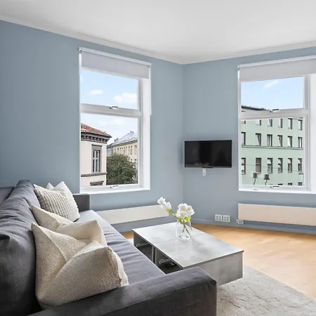 Modern And Bright Apartment In Central Oslo Exterior photo